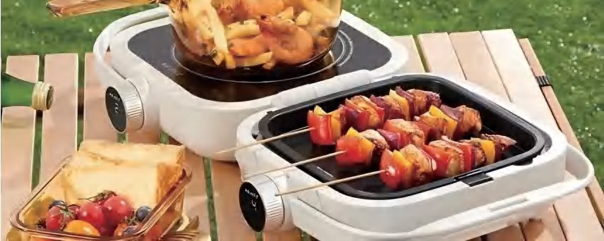 Foldable Hot  Pot and Grill