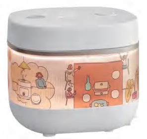 2.0L Transparent Rice Cooker