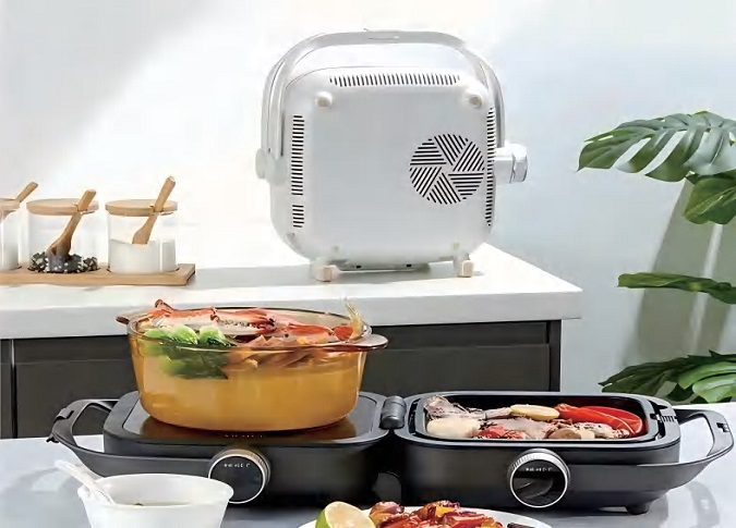 Foldable Hot Pot and Grill